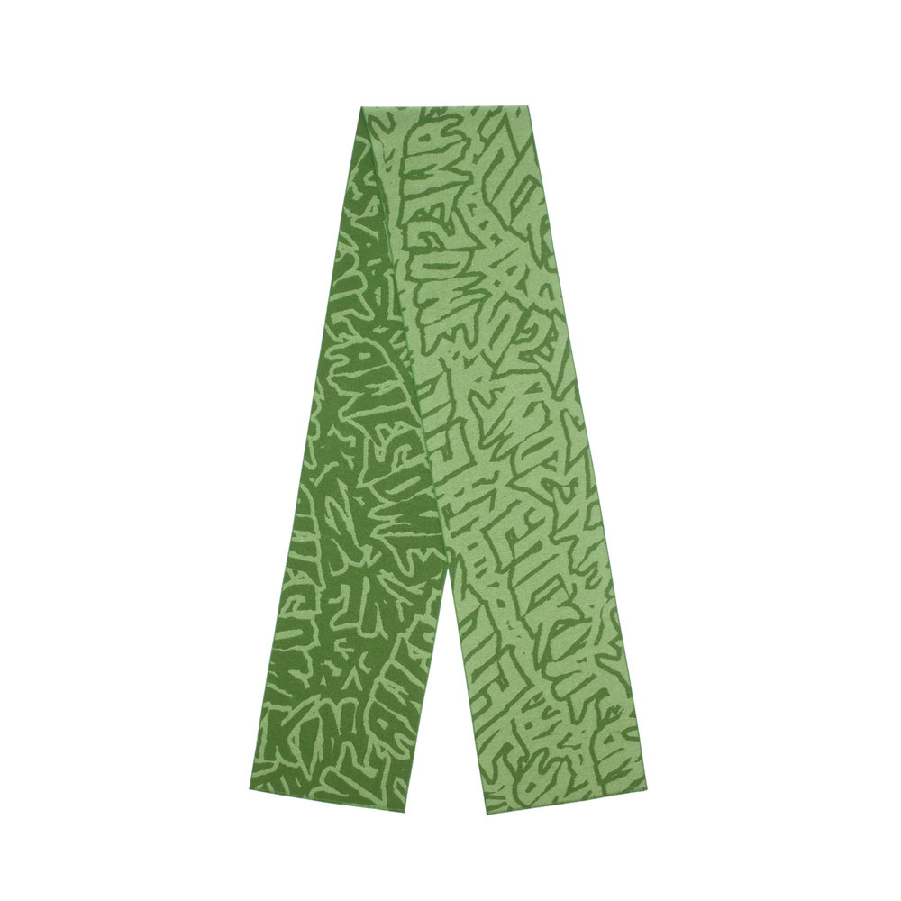 STICKER STAMP SCARF GREEN _