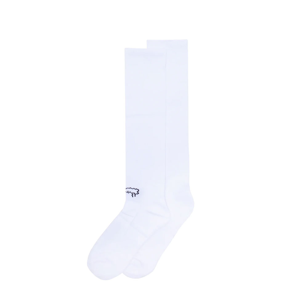 DRIP LOGO TALL SOCKS WHITE