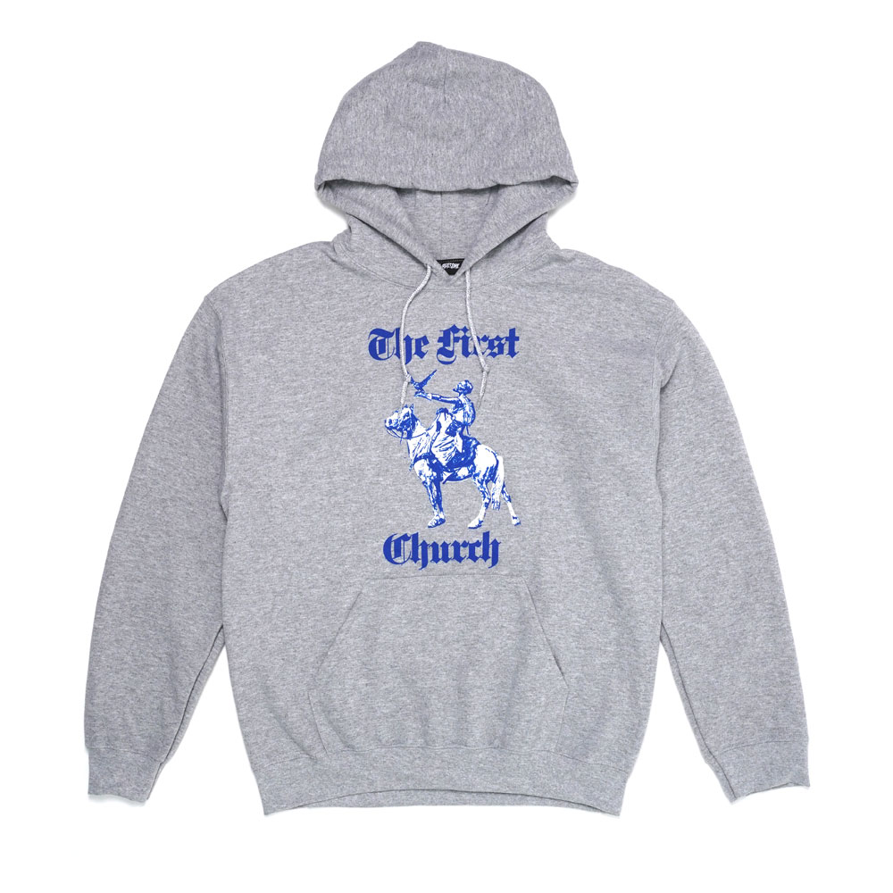 THE FIRST CHURCH HOODIE HEATHER GREY_