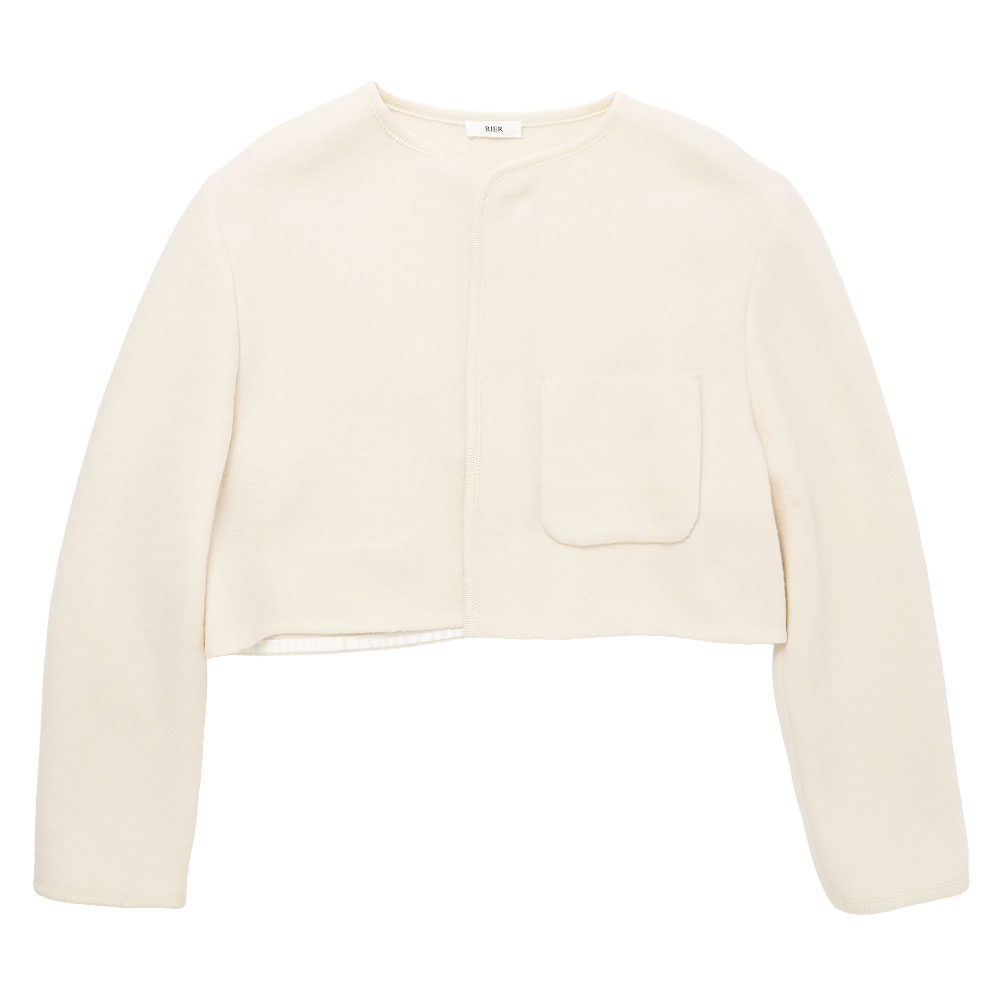 WALKER JACKET UTILITY WHITE FELTED LIGHT