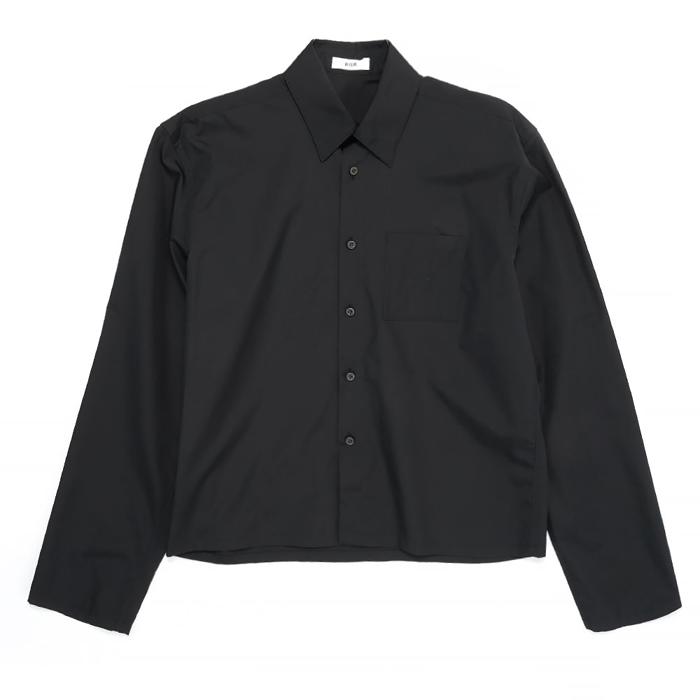 SHIRT MINI BLACK POPELINE
