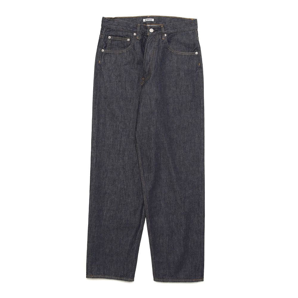HARD TWIST DENIM WIDE PANTS INDIGO