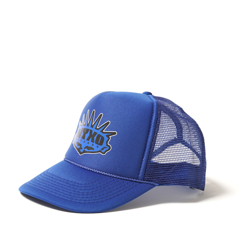 NYXO RECS HEAD LOGO MESH CAP ROYAL BLUE