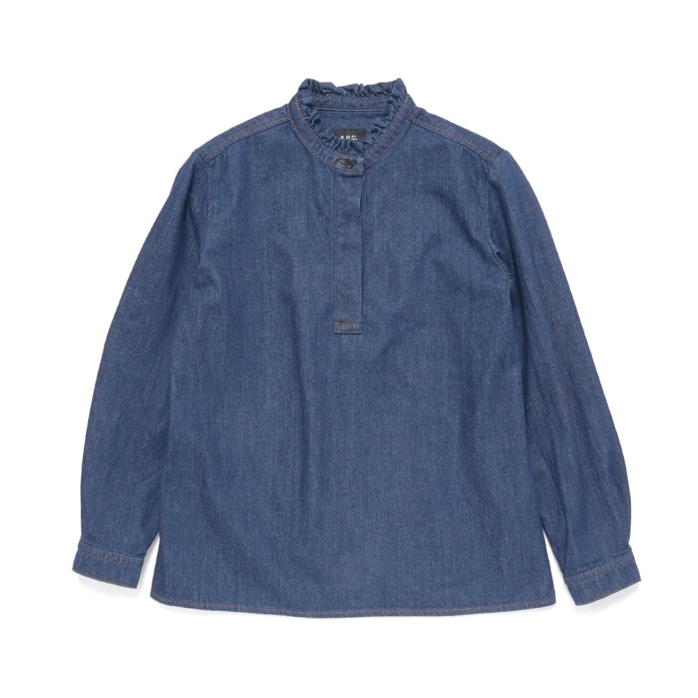 BLOUSE- DENIM LEGER BIOLOGIQUE RINSE INDIGO