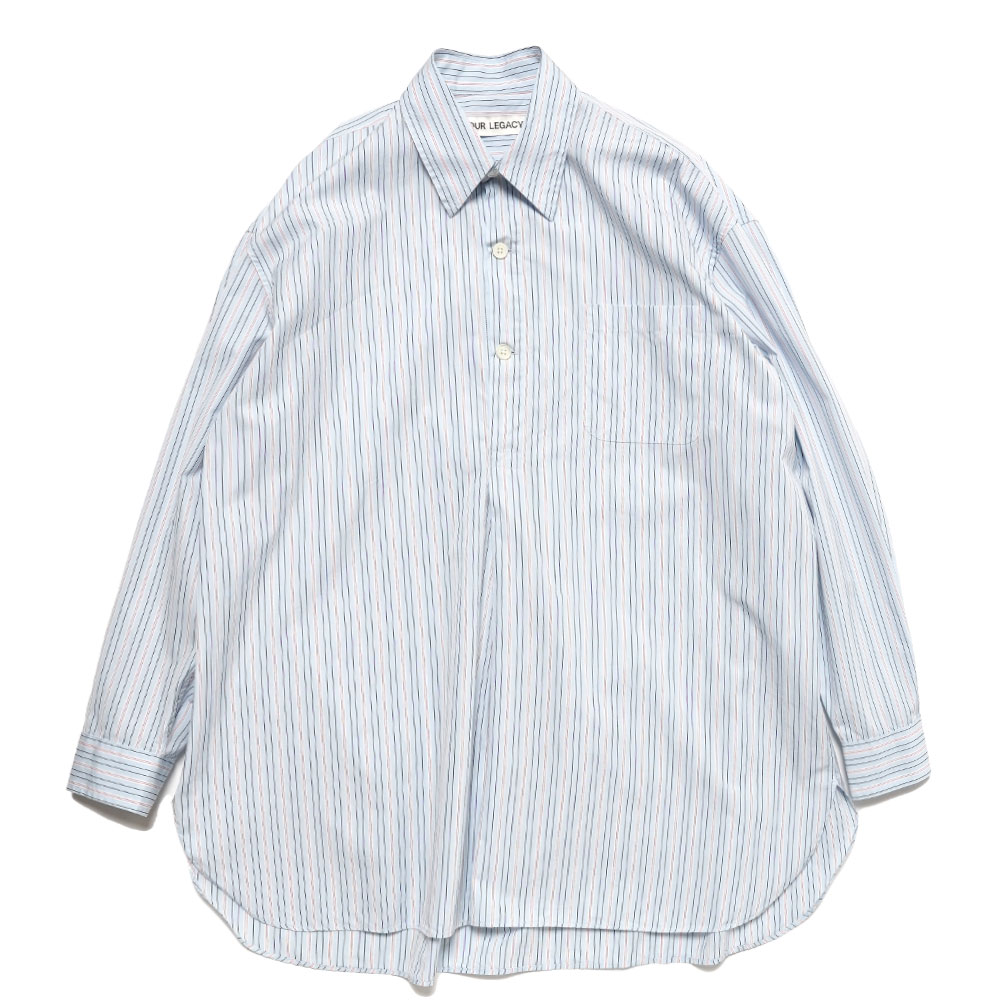 POPOVER SHIRT SONIC BLUE STRIPE