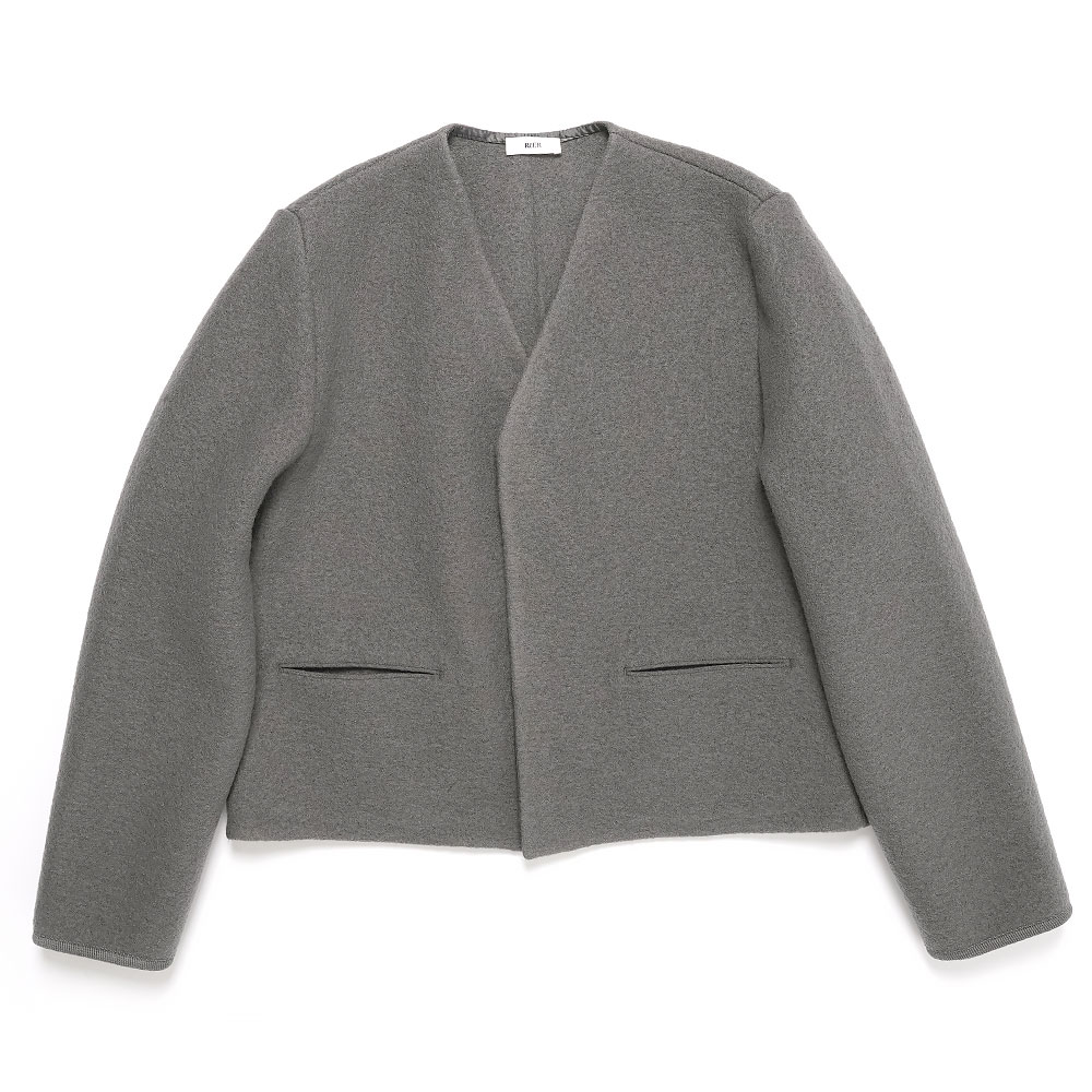 WALKER CARDIGAN CROP ARGILE FELTED
