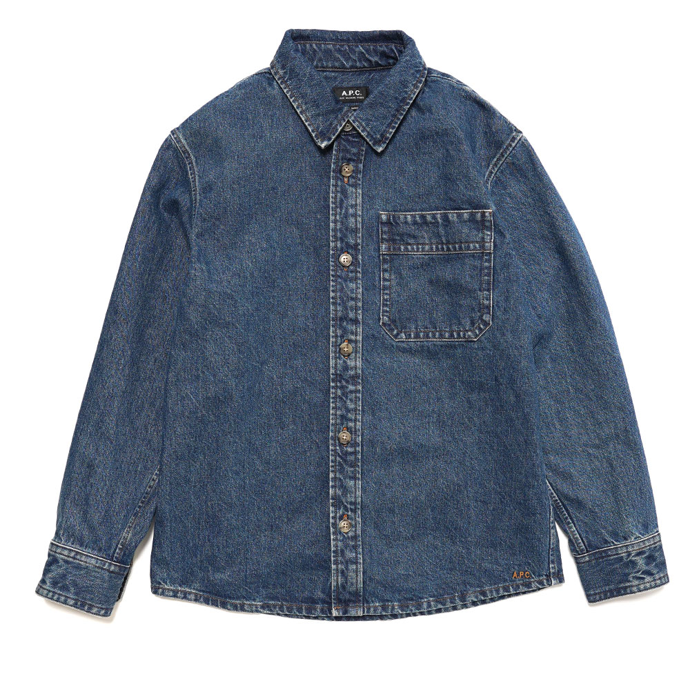 DENIM INDIGO OVERSHIRT WASHED INDIGO