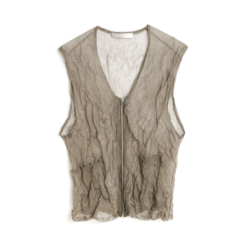 CRUSH VEST ASH SILK STEEL