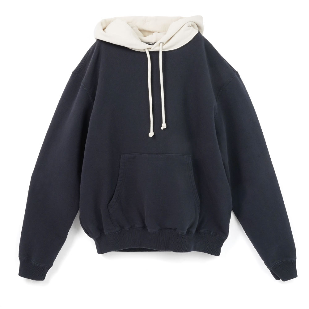 SMOOTH SOFT BD SWEAT P/O PARKA DARK NAVY SMOKY WHITE A26SP01TU