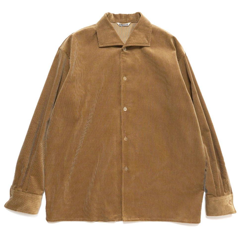 FINX CORDUROY SHIRT KHAKI BEIGE