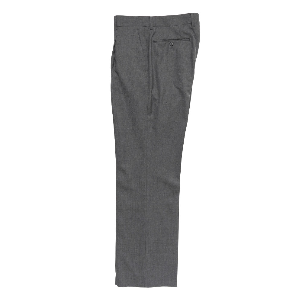 SUPER FINE TROPICAL WOOL SLACKS TOP CHARCOAL