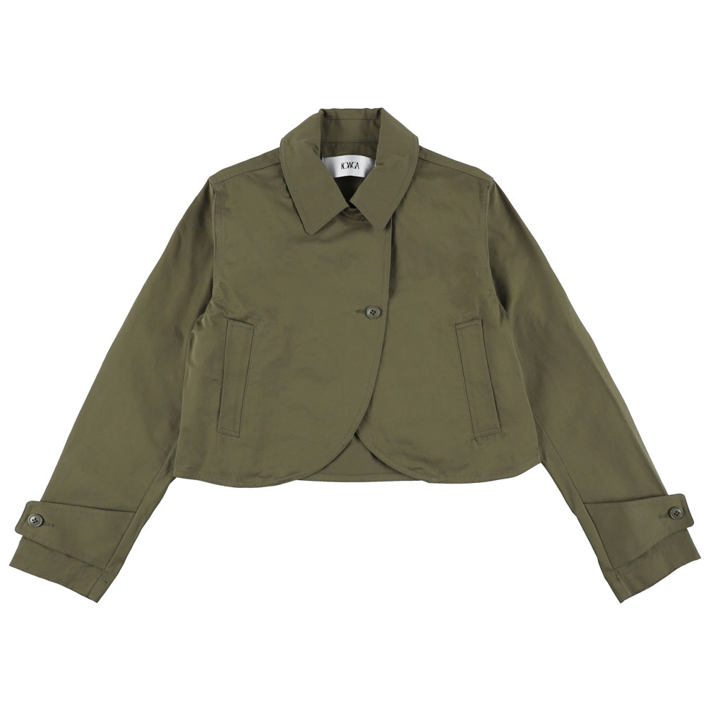 ZEBRA FRILL MILITARY JKT KHAKI