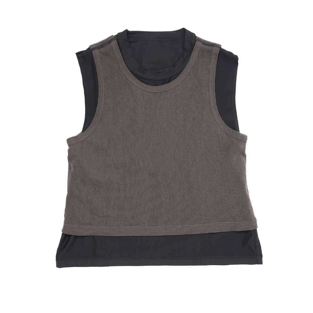 REVERSIBLE FEATHER TANK BLACK/ANTIQUE CHOCOLATE (WOMENS)