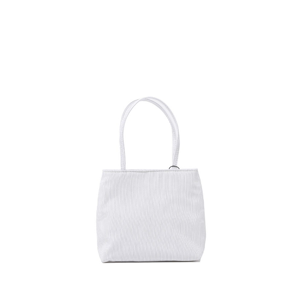 hai CAMISAS MANOLO WHITE/BLACK STRIPES BAG