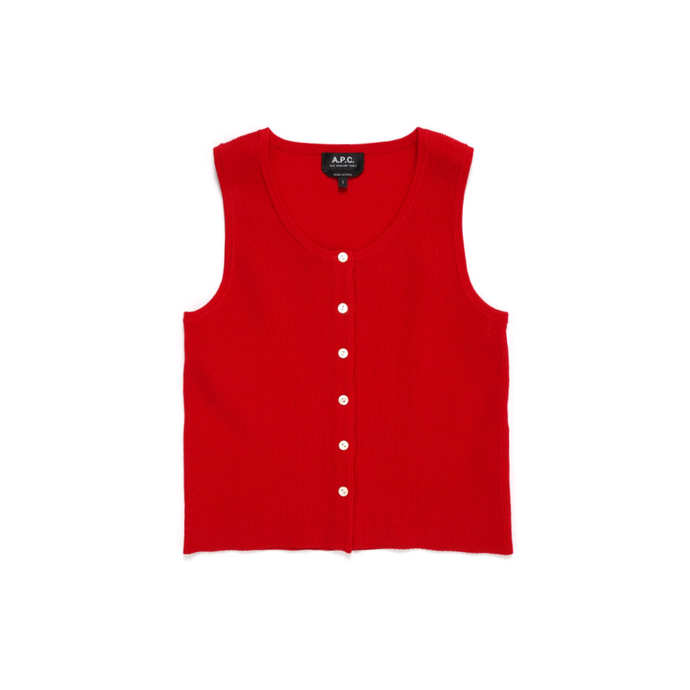 DEBARDEUR AMBRE ROUGE RED
