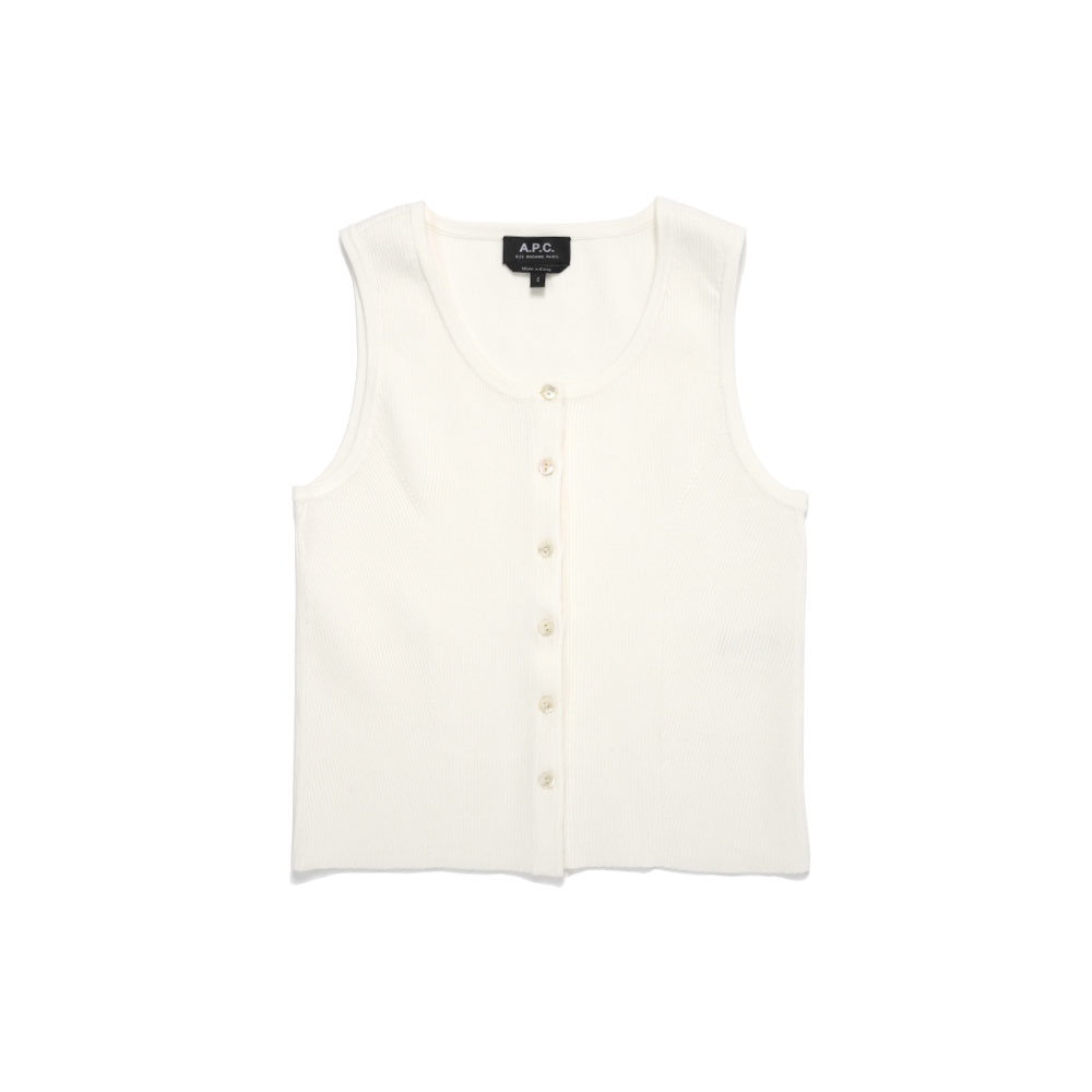 DEBARDEUR AMBRE BLANC CASSE WHITE