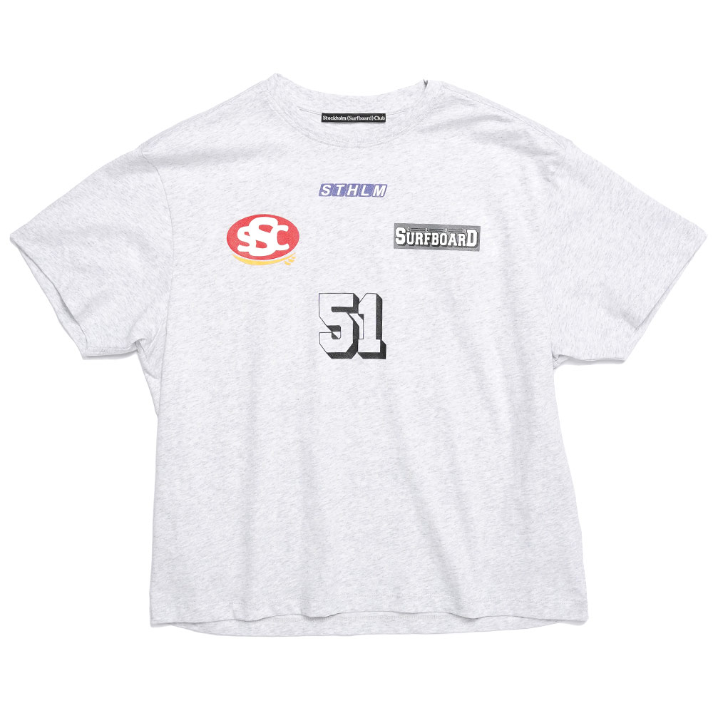 BOX TEE SPONSOR GREY MELANGE