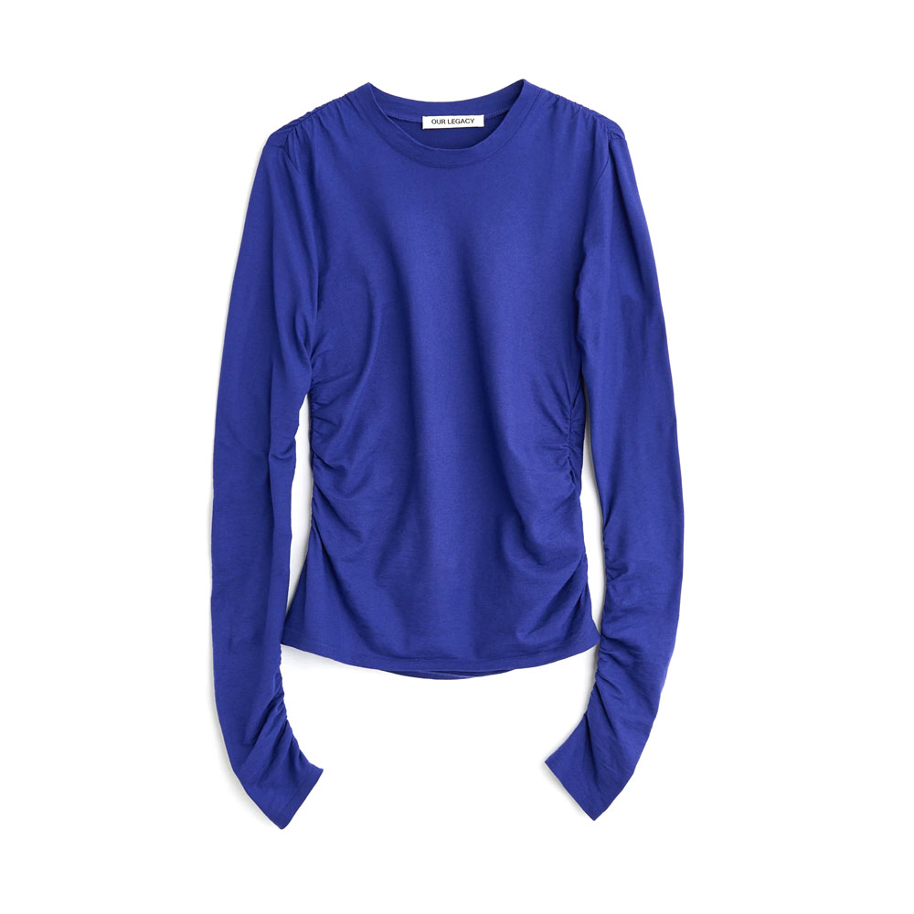 STRAIN SLIM LONGSLEEVE DEEP BLUE HIGH TWIST JERSEY