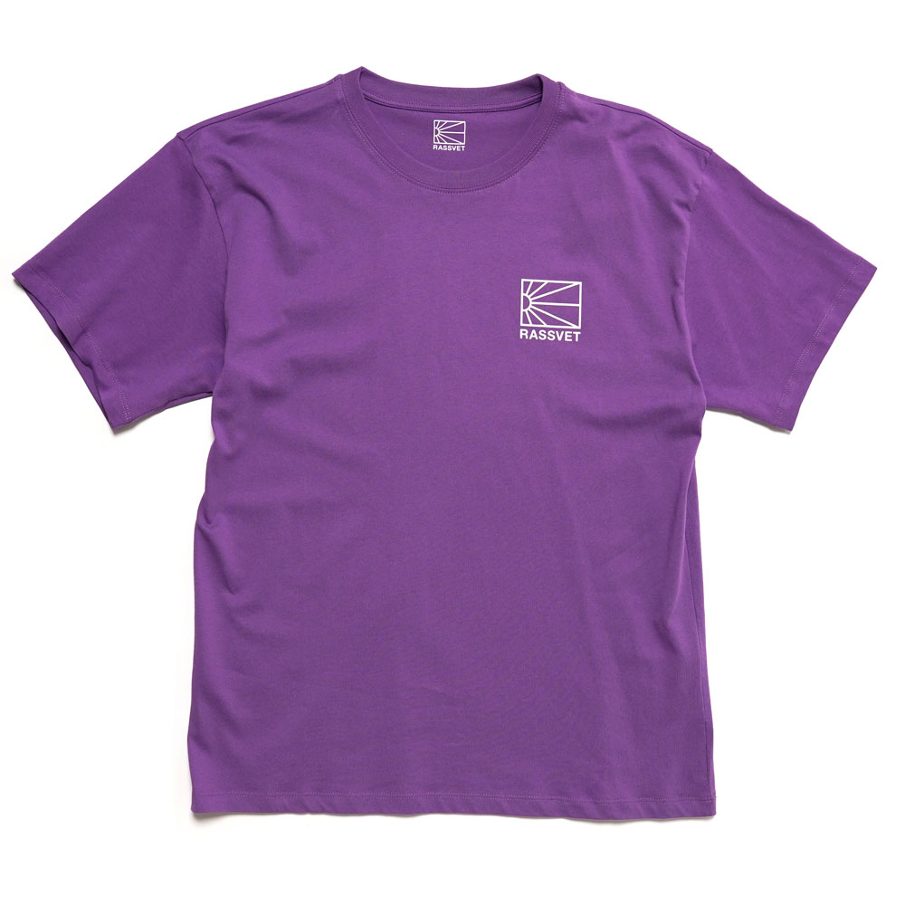 MEN LOGO TSHIRT KNIT PURPLE