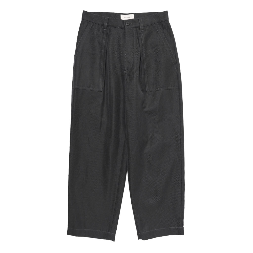 TUCK BAKER PANTS BLACK