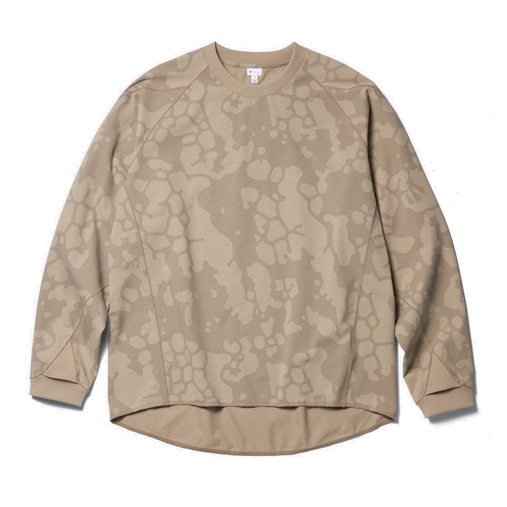 GZ45109 REACTION DIFFUSION L/S T-SHIRT DUNE
