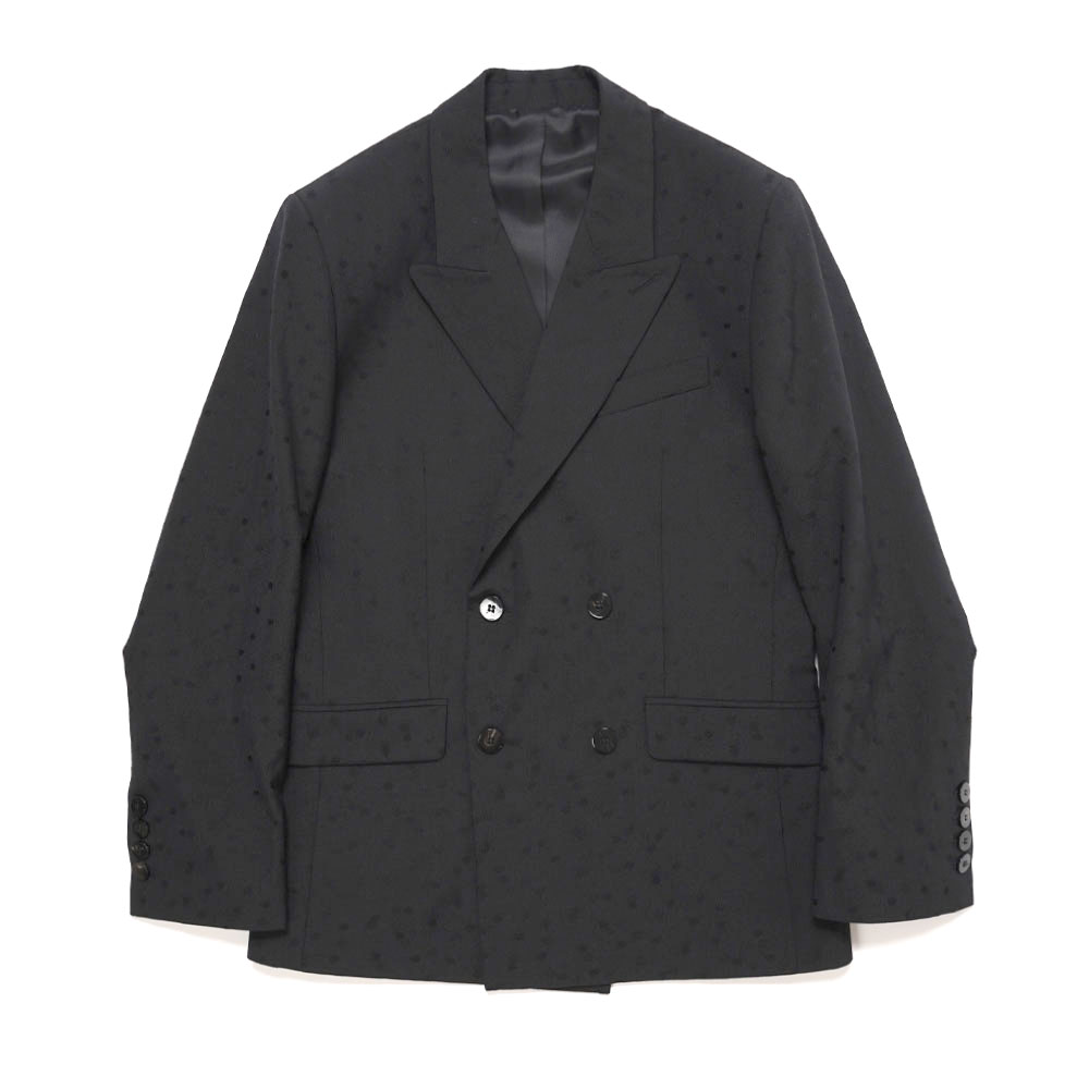 DOUBLE BREASTED FOUR BUTTON BLAZER POLKA