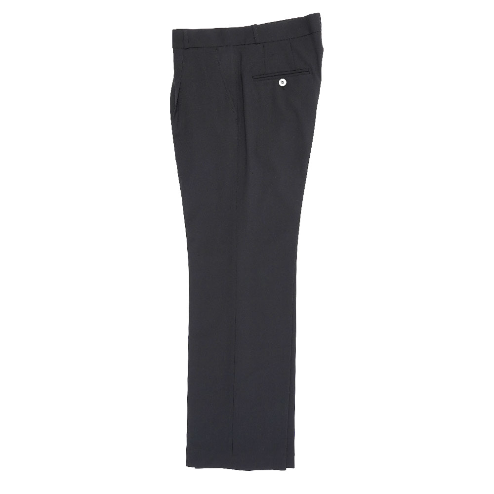 PLEATED TROUSERS BLACK