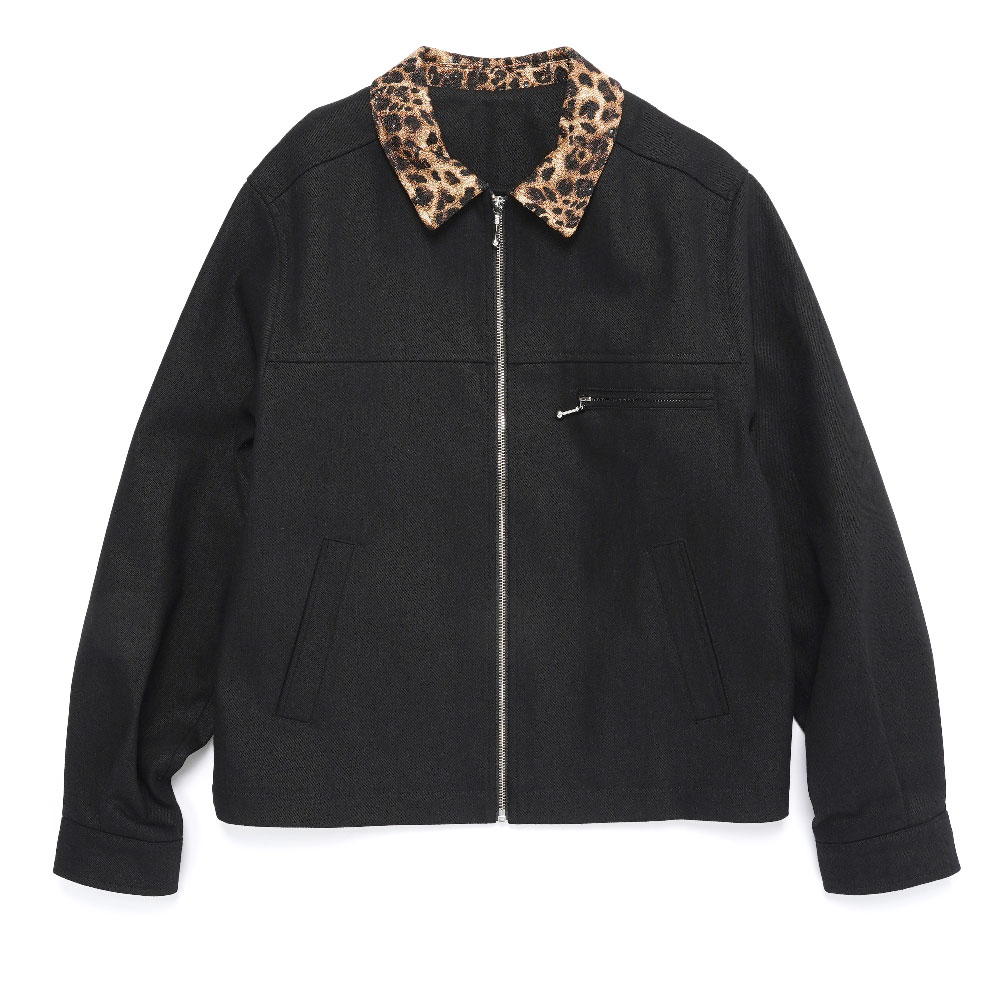 UTILITY JACKET BLACK ORGANIC DENIM