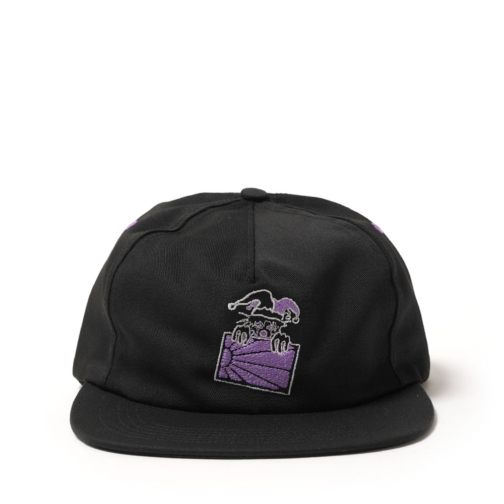 MEN 5-PANEL CLOWN CAP WOVEN PACC12K008 BLACK