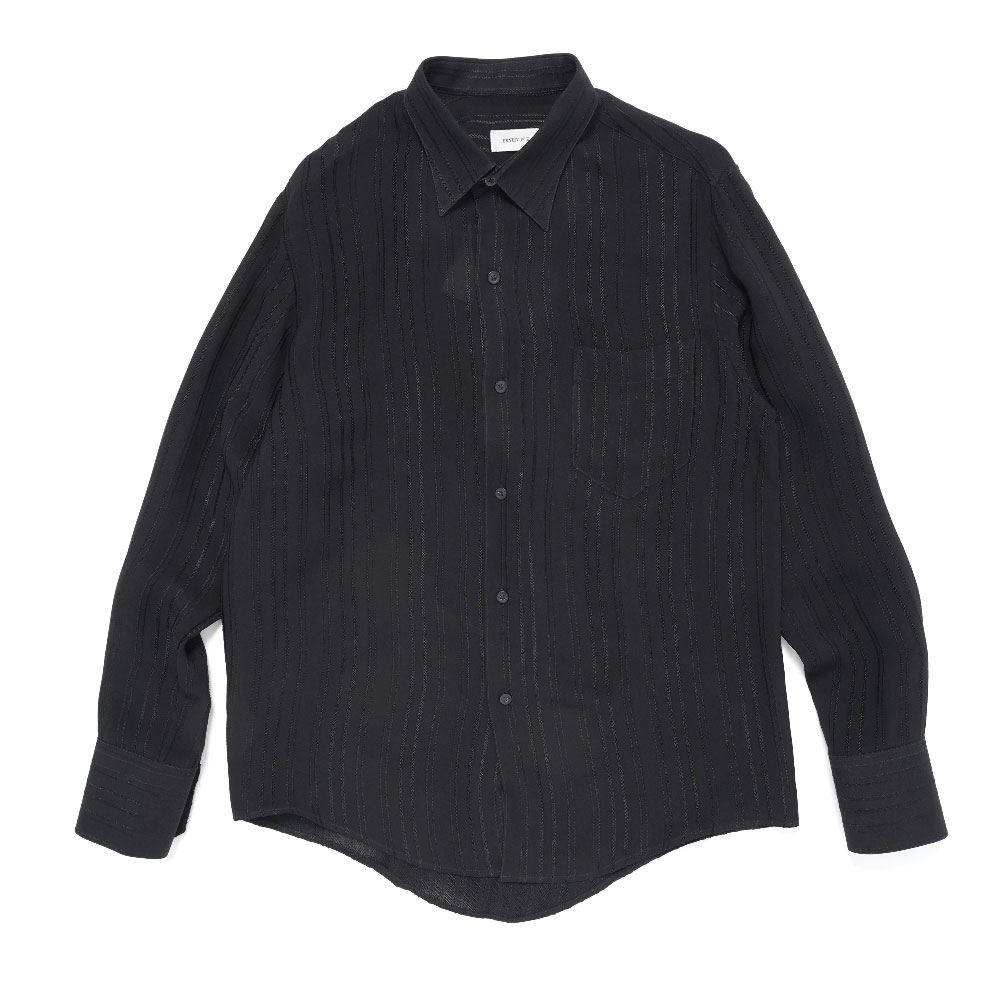 CLASSIC SHIRT BLACK PIN STRIPE