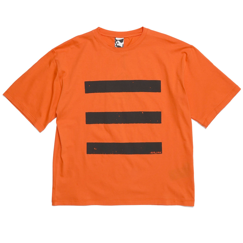 STRIPE SS T SHIRT ORANGE BISHOP