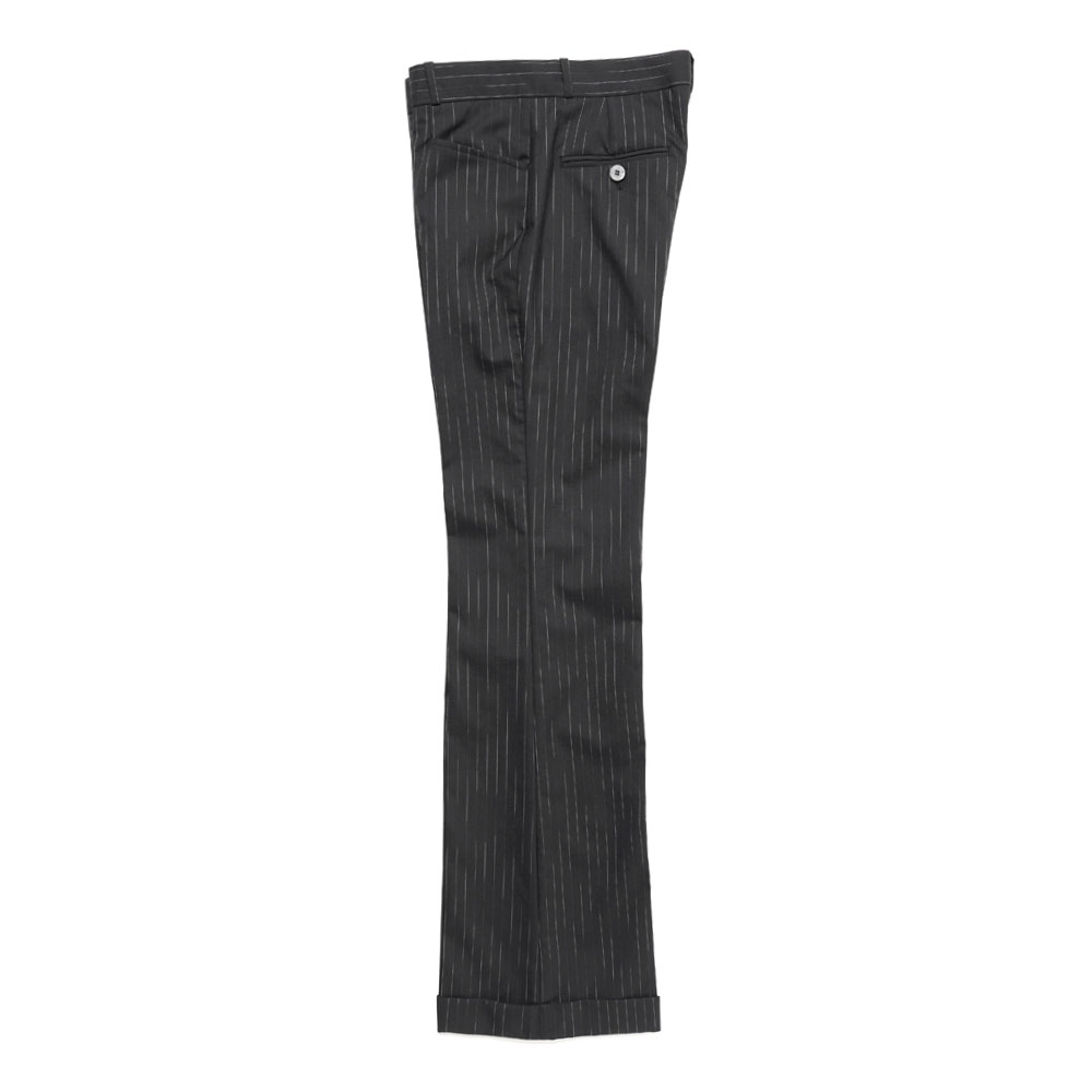 CUFFED 70S TROUSERS RAIN PIN STRIPE