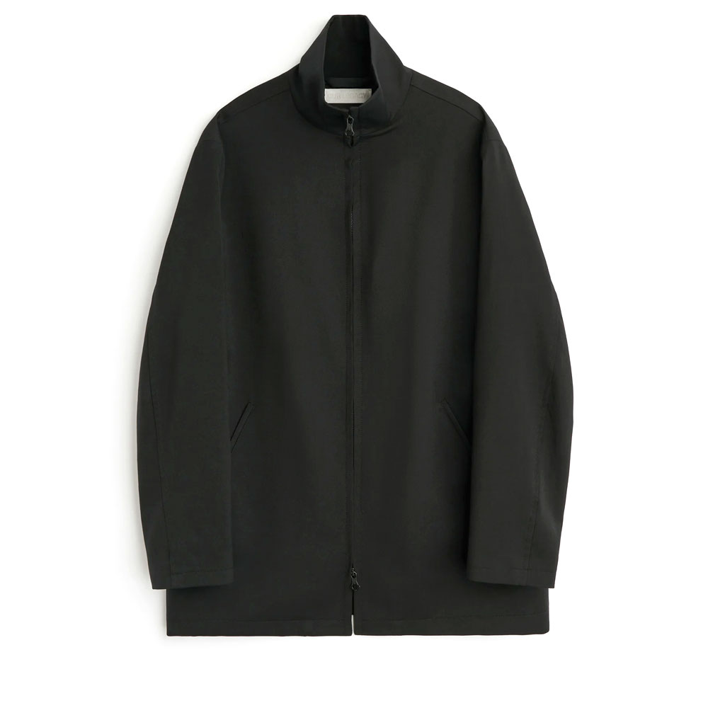 HELM JACKET BLACK WORSTED WOOL