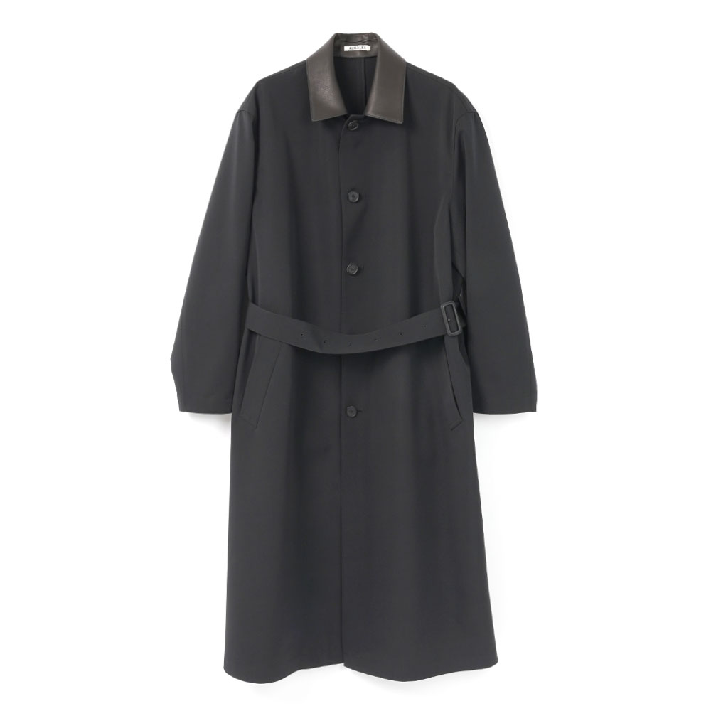 WOOL MAX CANVAS COAT A26SC01WC BLACK