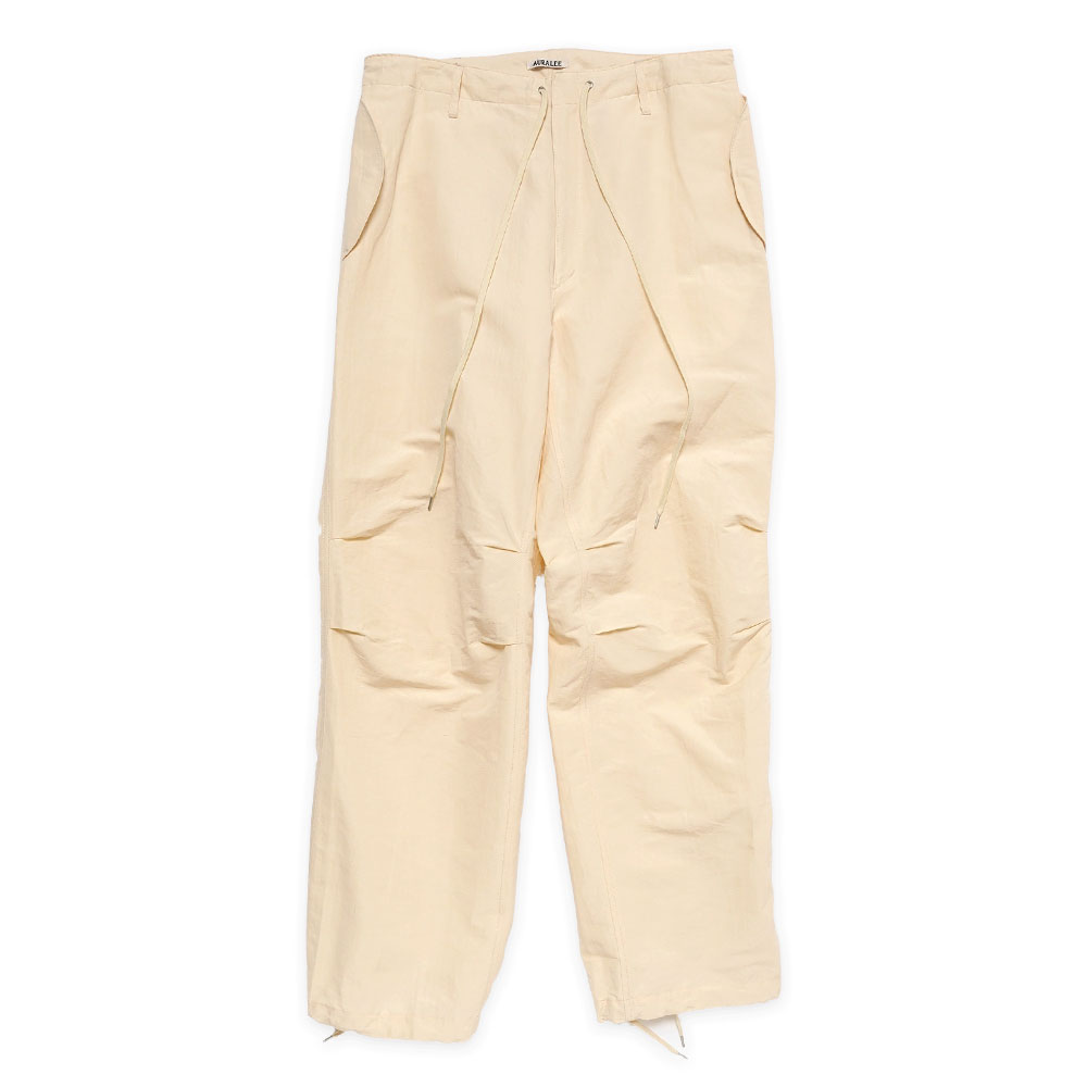 HIGH DENSITY FINX LINEN WEATHER FIELD PANTS ECRU
