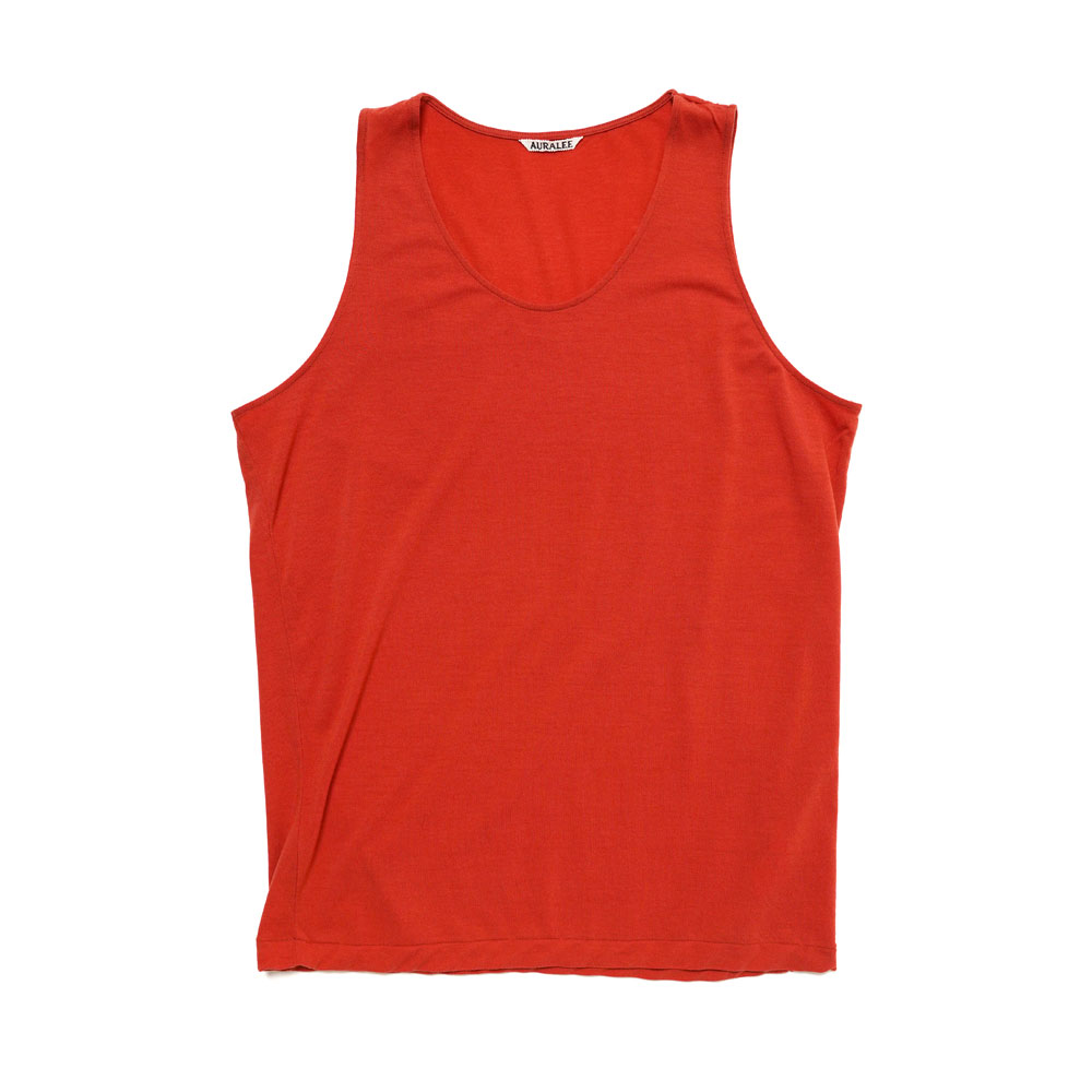 SUPER SOFT WOOL JERSEY TANK RED