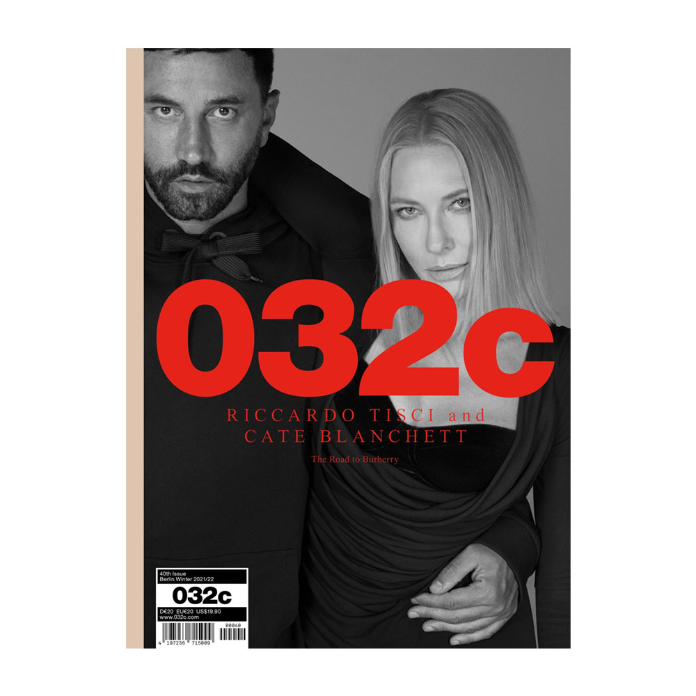 ISSUE #40 - WINTER 2021/22 RICCARDO TISCI - RICCARDO TISCI & CATE BLANCHETT