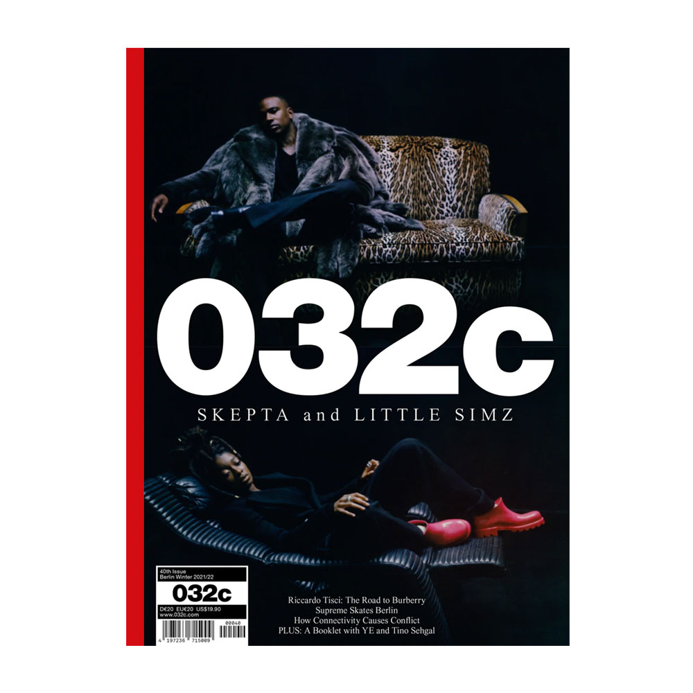 ISSUE #40 - WINTER 2021/22 RICCARDO TISCI -  SKEPTA & LITTLE SIMZ