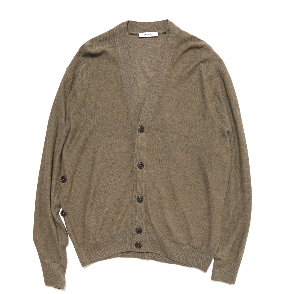 TWISTED CARDIGAN MUSTARD CHINE _