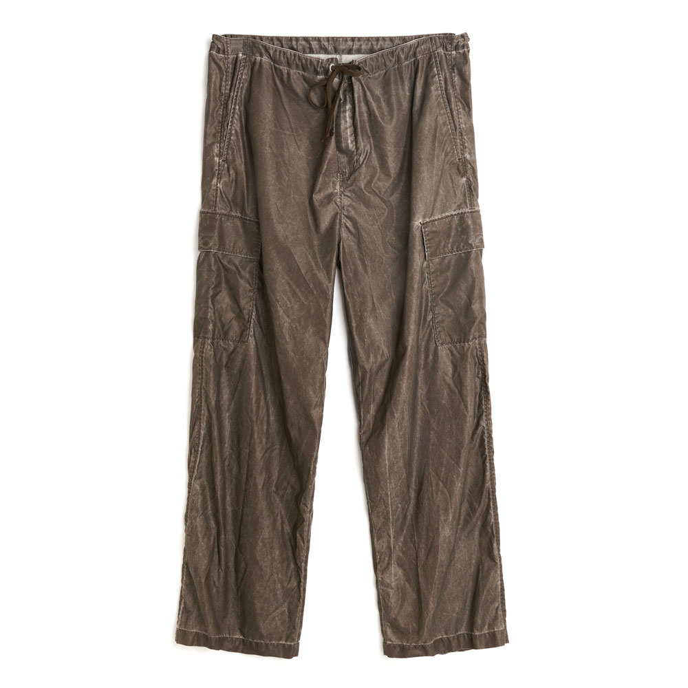 WAY TROUSER BROWN WASH OUT NYLON