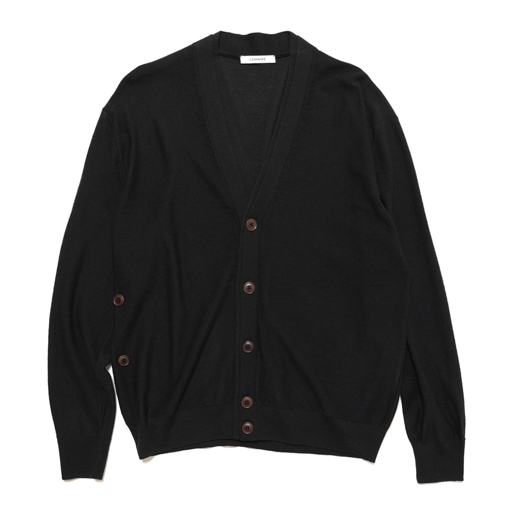 TWISTED CARDIGAN BLACK _