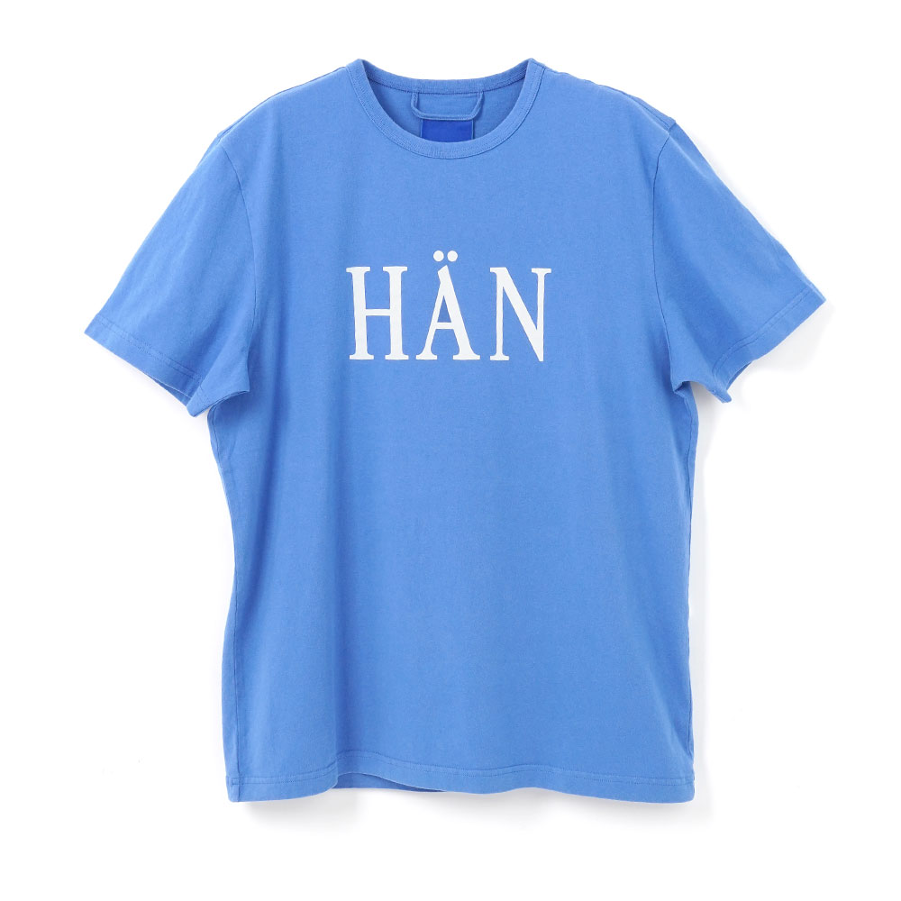 OVERDYE BLUE MELANGE TSHIRT BLUE