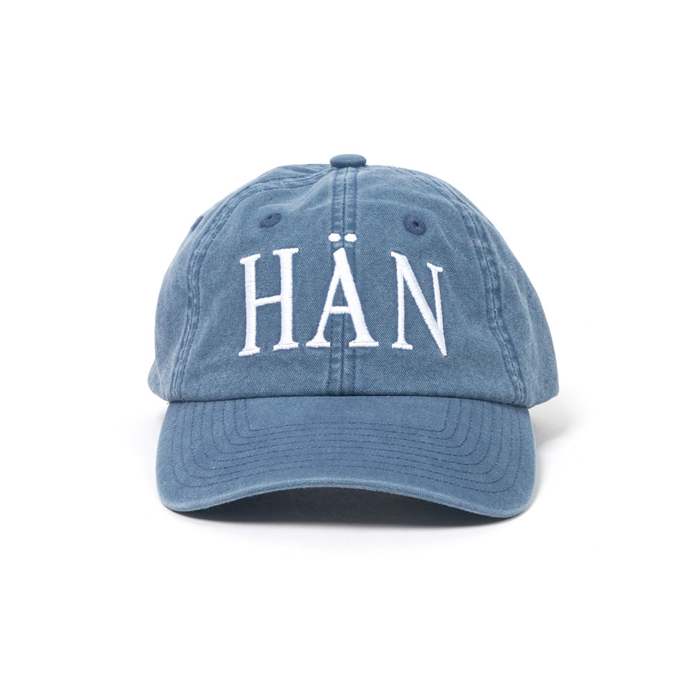HAT WITH VELCRO CLOSURE AND LOGO EMBROID BLUE