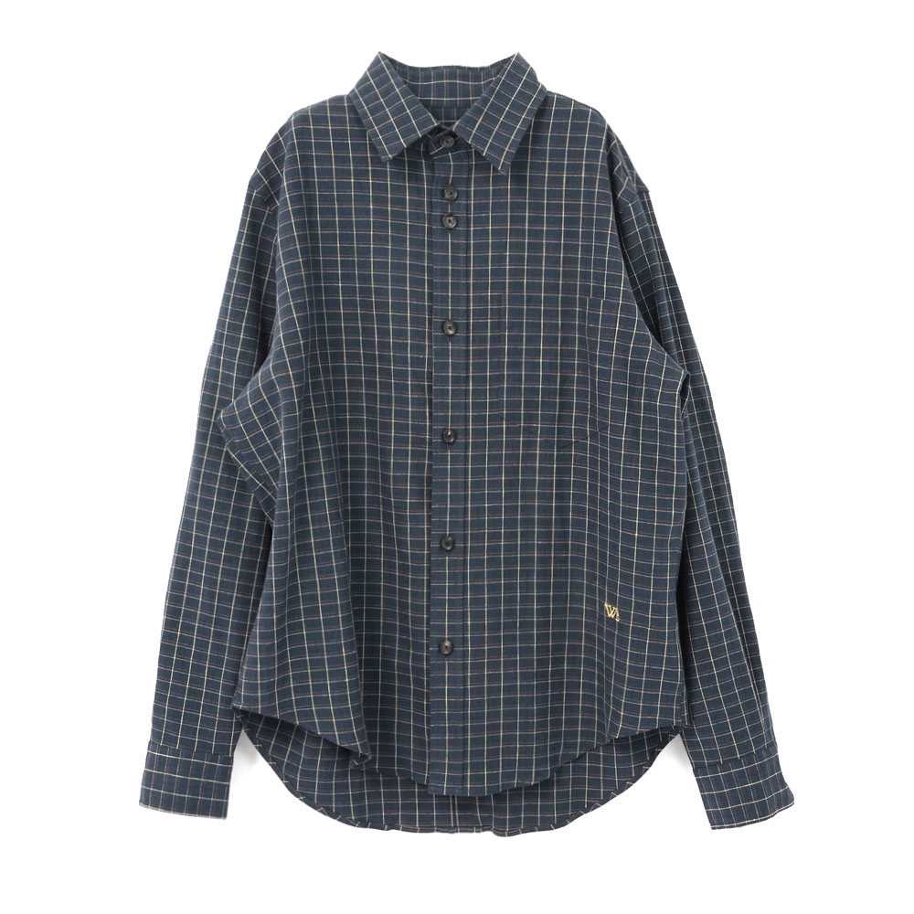 LONDON SHIRT NAVY/IVORY/RUST