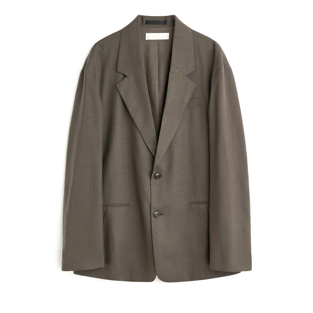 INDUSTRY BLAZER STORM GREY MERINO VOILE