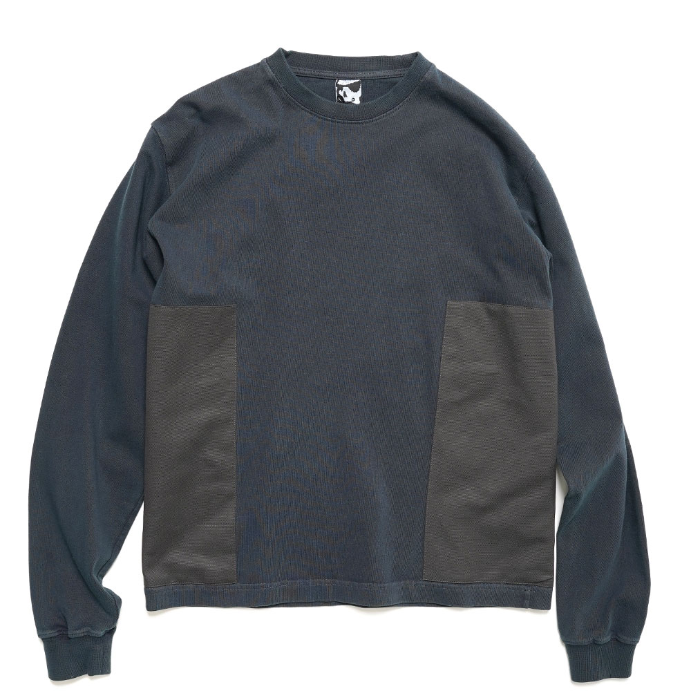 PANEL 8OZ UTILITY L/S T-SHIRT BRIGADIERE BLUE