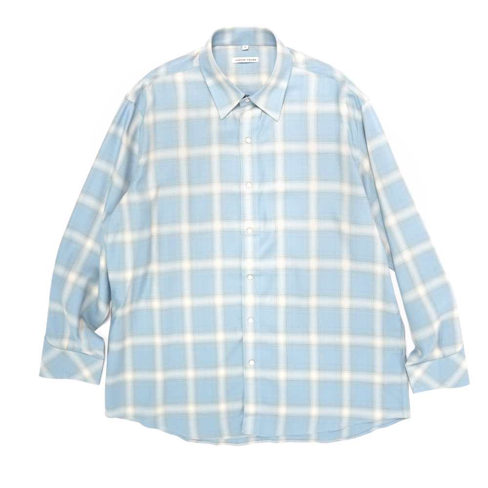 HUGO RANCHER SHIRT SKY PLAID