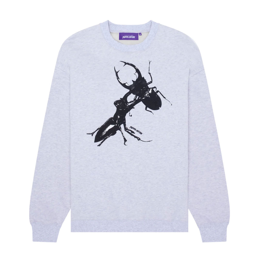 BEETLE BATTLE CREW HEATHER GREY