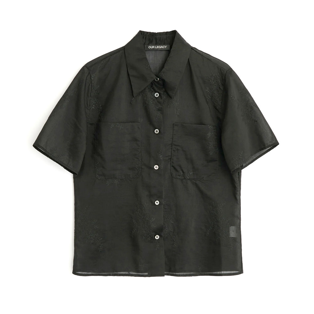 X-RAY SHIRT NOIR BLOOM ETHEREAL VEIL