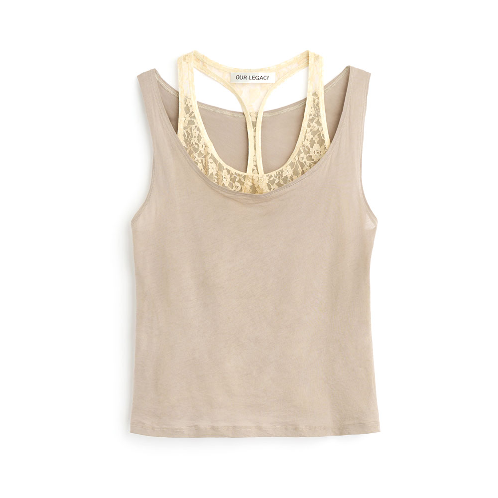 SWIM TANK VELVET SAND AIRVEIL COTTON